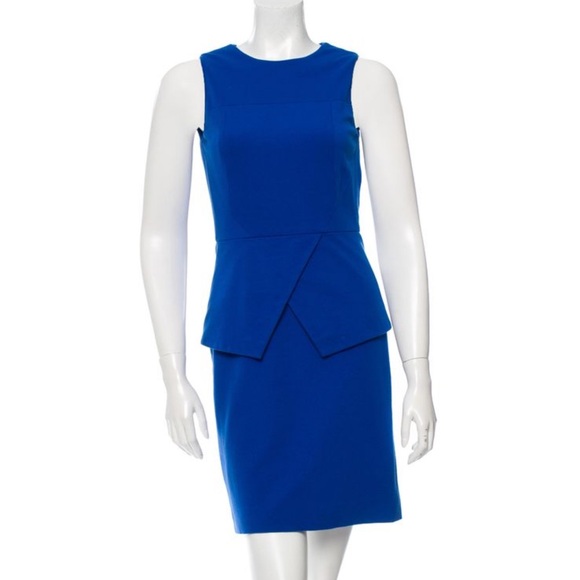 Tibi blue stretch dress sz 6 - Picture 6 of 7